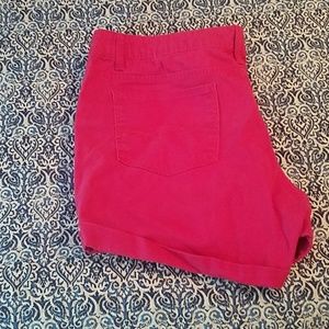 Faded glory hot pink shorts